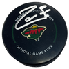 Mats Zuccarello Autographed Minnesota Wild Official Game Puck Autographs FanHQ   