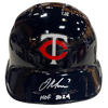 Joe Mauer Autographed Rawlings Minnesota Twins Full-Size Batting Helmet w/ HOF 2024 Inscription Autographs Fan HQ   