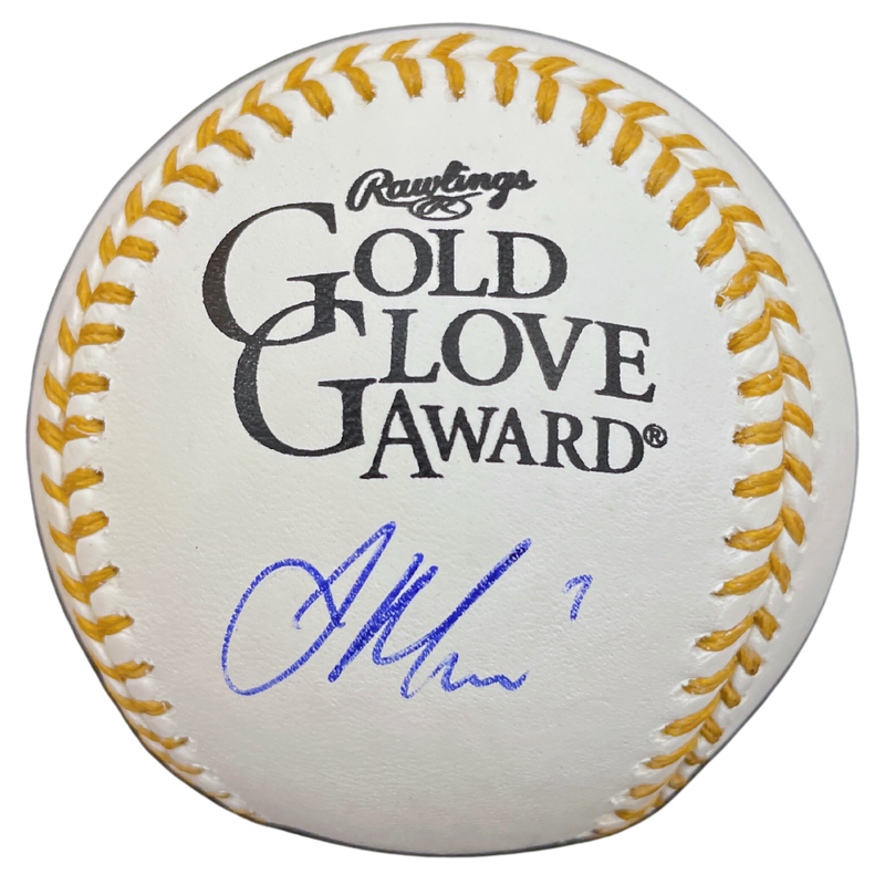 Joe Mauer Autographed Rawlings Gold Glove Baseball Minnesota Twins