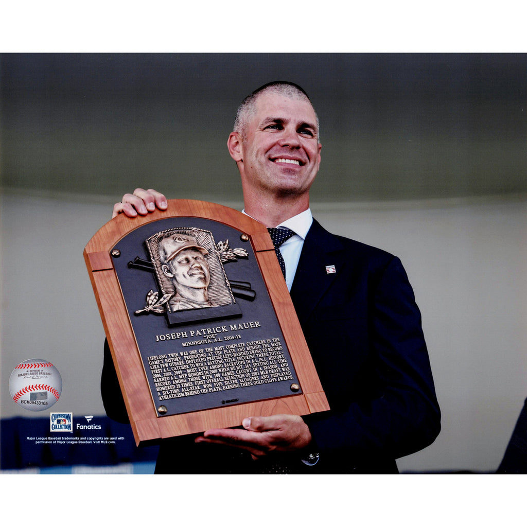 Joe Mauer Hall of Fame Unsigned Minnesota Twins 8x10 Photo Collectibles Fan HQ