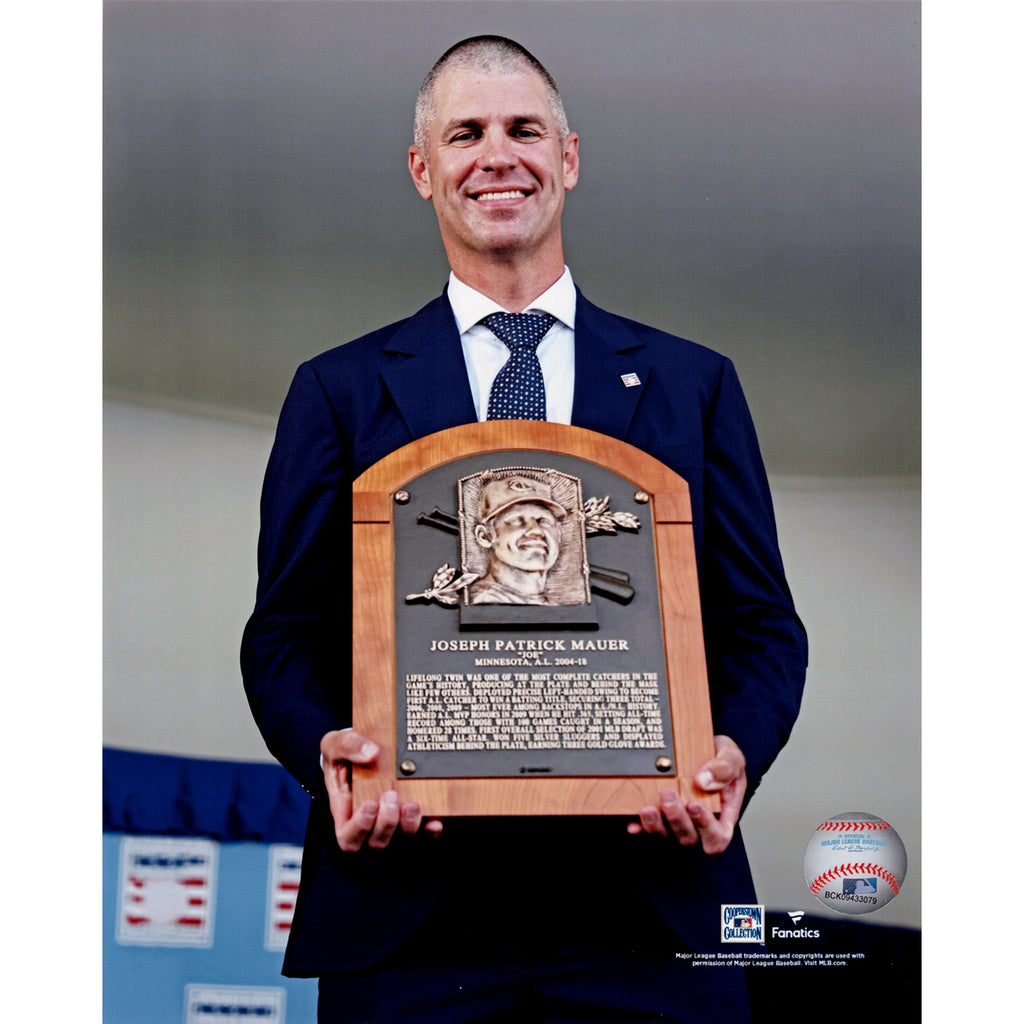 Joe Mauer Hall of Fame Unsigned Minnesota Twins 8x10 Photo Collectibles Fan HQ