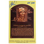 Joe Mauer Autographed Hall of Fame Postcard w/ HOF 2024 Inscription Autographs Fan HQ   