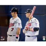 Joe Mauer and Justin Morneau Autographed 16x20 Photo Autographs Fan HQ   