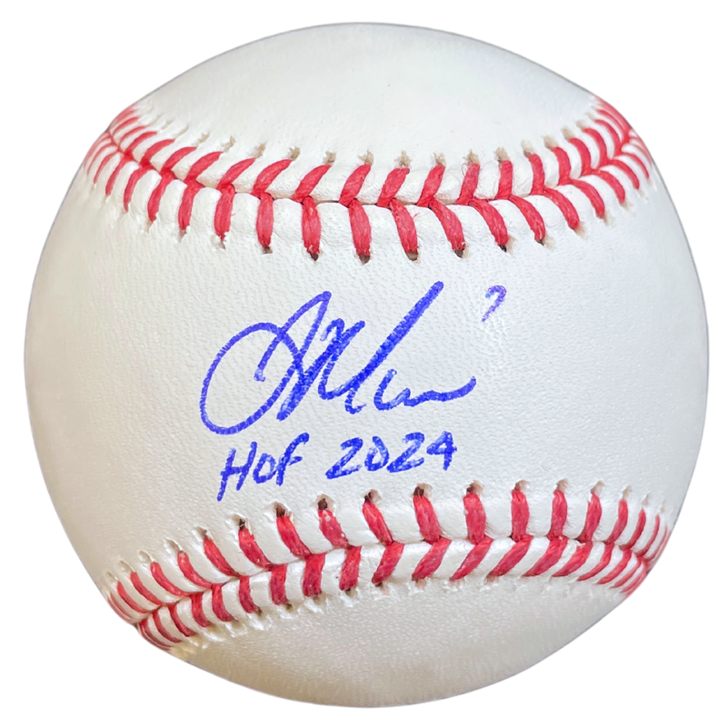 Joe Mauer Autographed Rawlings Official Major League Baseball w/ HOF 2024 Inscription Autographs Fan HQ   