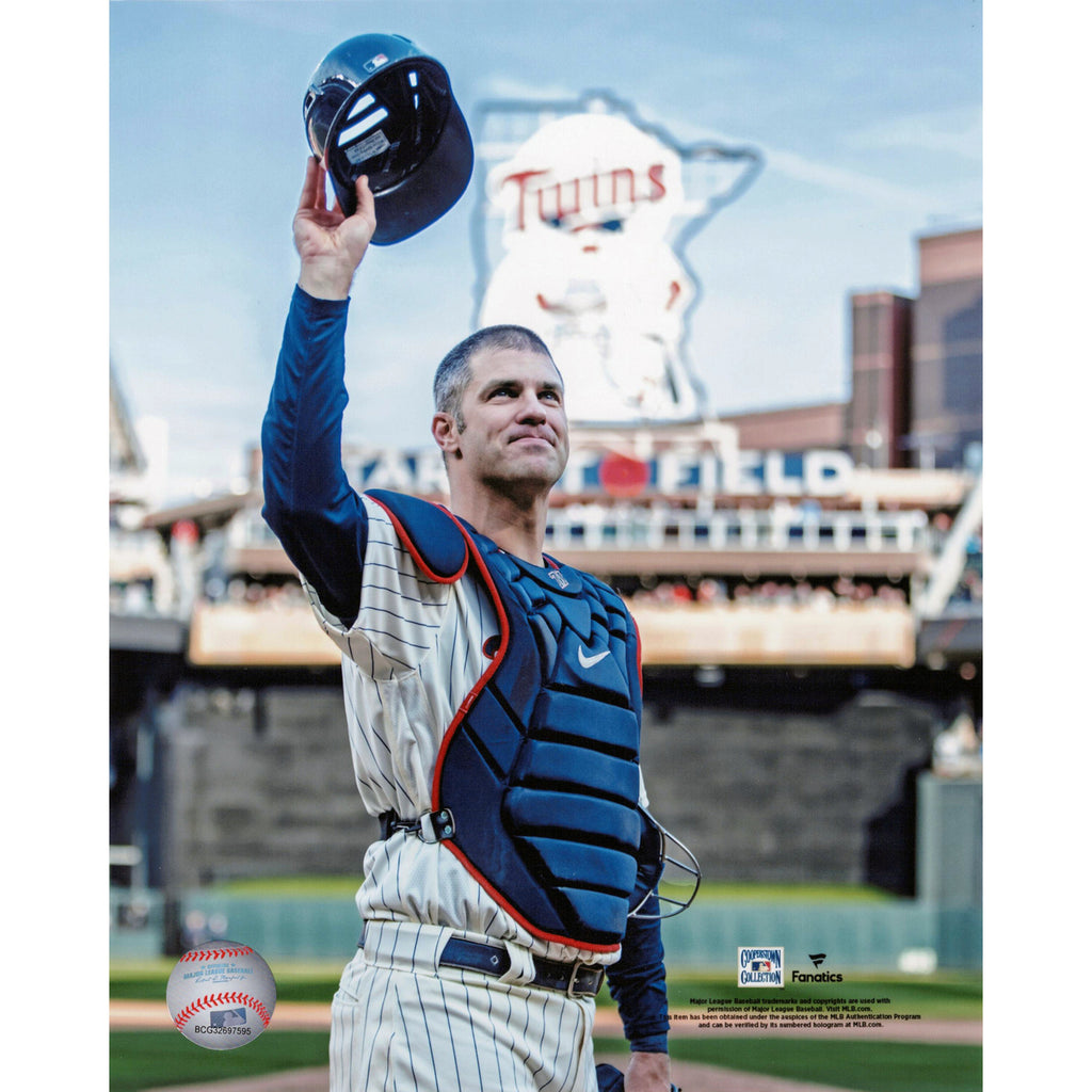 Joe Mauer Final Game Unsigned Minnesota Twins 8x10 Photo Collectibles Fan HQ