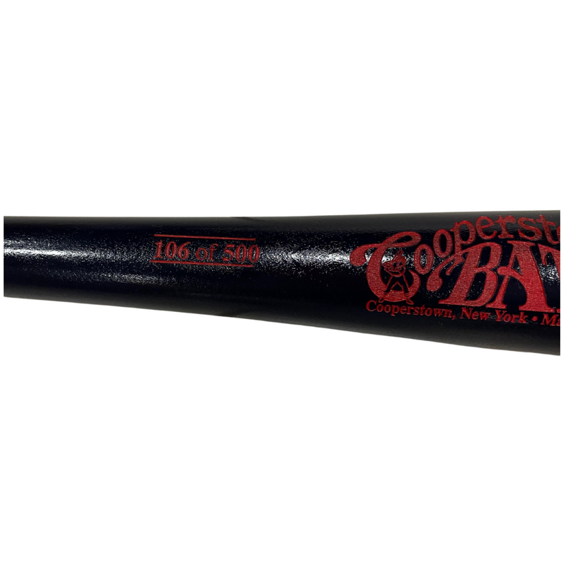 Joe Mauer Autographed Hall Of Fame Career Stat Bat w/ HOF 2024 Inscription Autographs Fan HQ