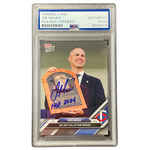 Joe Mauer PSA Authenticated Autographed Topps Now Card w/ HOF 2024 Inscription Autographs Fan HQ