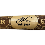 Joe Mauer Autographed Fan HQ Exclusive Pillbox Bat w/ HOF 2024 Inscription (Numbered Edition) Autographs Fan HQ Number 24/24  