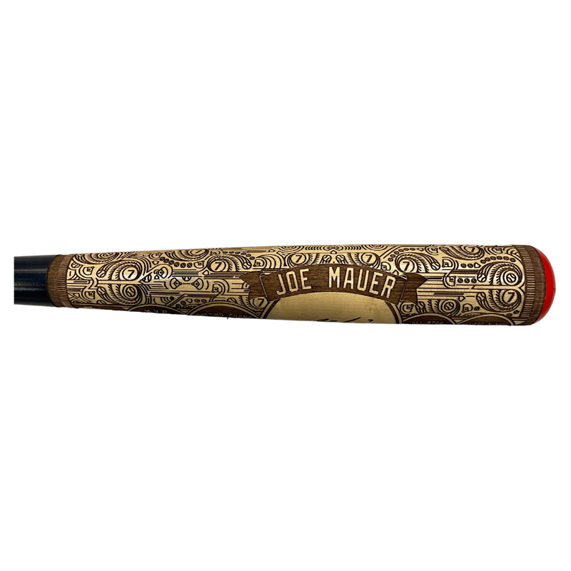 Joe Mauer Autographed Fan HQ Exclusive Pillbox Bat w/ HOF 2024 Inscription (Numbered Edition) Autographs Fan HQ   