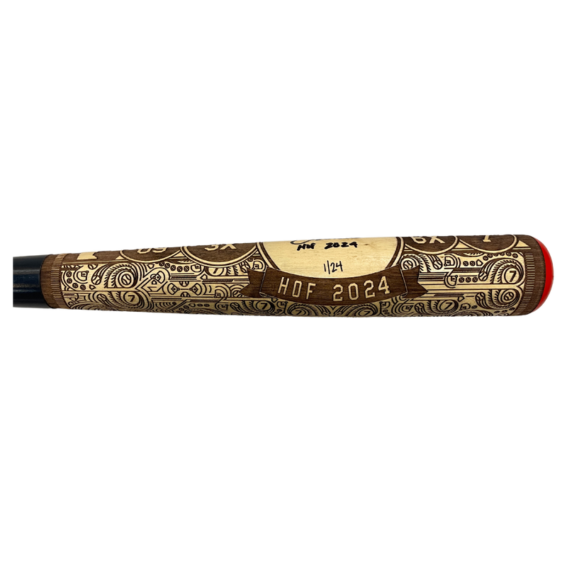 Joe Mauer Autographed Fan HQ Exclusive Pillbox Bat w/ HOF 2024 Inscription (Numbered Edition) Autographs Fan HQ   