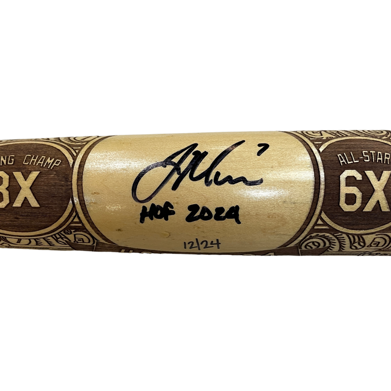 Joe Mauer Autographed Fan HQ Exclusive Pillbox Bat w/ HOF 2024 Inscription (Numbered Edition) Autographs Fan HQ Standard Number (2-6 | 8-23)  