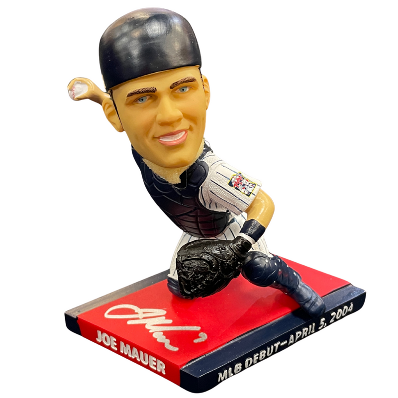 Joe Mauer Autographed Minnesota Twins MLB Debut Bobblehead
