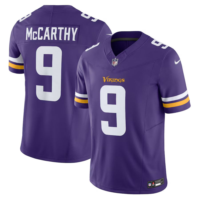 J.J. McCarthy Minnesota Vikings Purple Nike Vapor F.U.S.E. Limited Jersey Jersey Nike