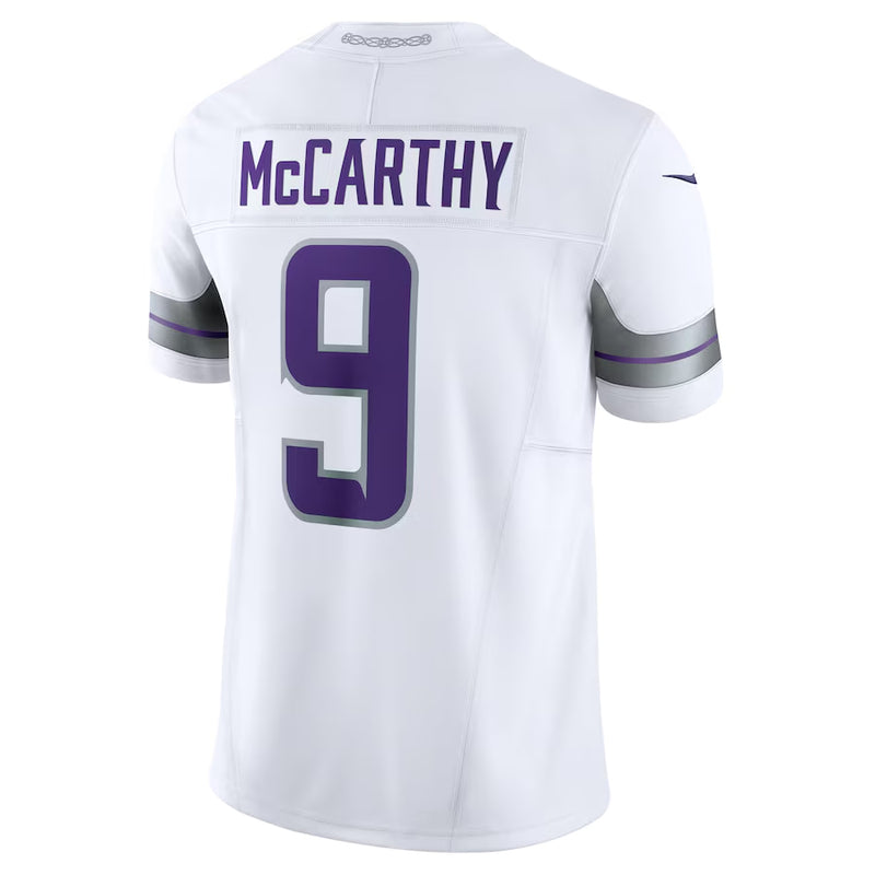 J.J. McCarthy Minnesota Vikings White Alternate Nike Vapor F.U.S.E. Limited Jersey Jersey Nike