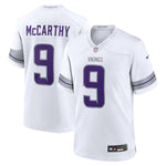 J.J. McCarthy Youth Minnesota Vikings White Nike Alternate Game Jersey Kids Nike   