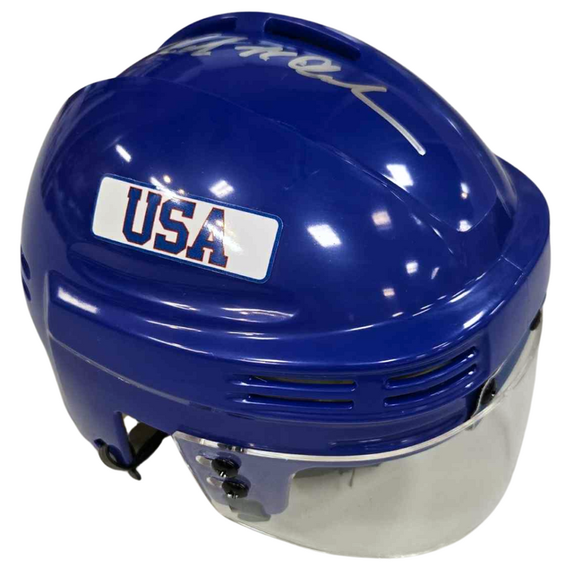 Rob McClanahan Autographed Royal Blue Mini Helmet Autographs FanHQ