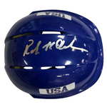 Rob McClanahan Autographed Royal Blue Mini Helmet Autographs FanHQ