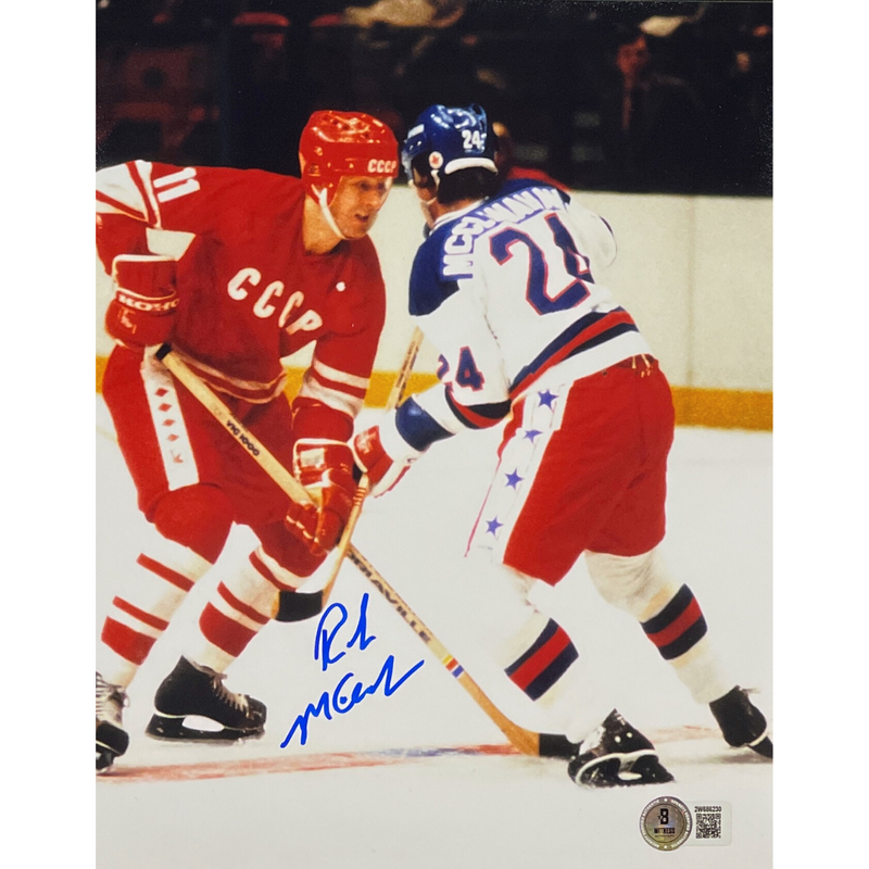 Rob McClanahan Autographed 1980 Team USA 8x10 Photo Autographs FanHQ