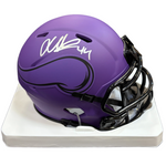 Josh Metellus Autographed Minnesota Vikings RAVE Mini Helmet