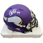 Josh Metellus Autographed Minnesota Vikings Speed Mini Helmet Autographs FanHQ