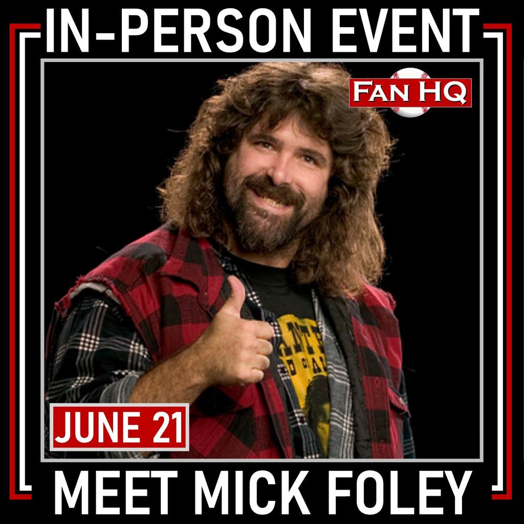 Mick Foley Mail Order/Drop Off Autograph Tickets (Your Item) Autographs Fan HQ   