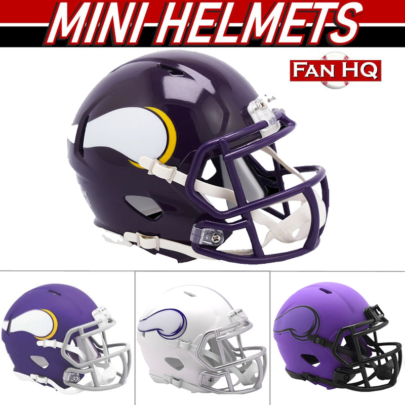 PRE-ORDER: John Randle Autographed Minnesota Vikings Mini Helmet (Choose From List) Autographs FanHQ