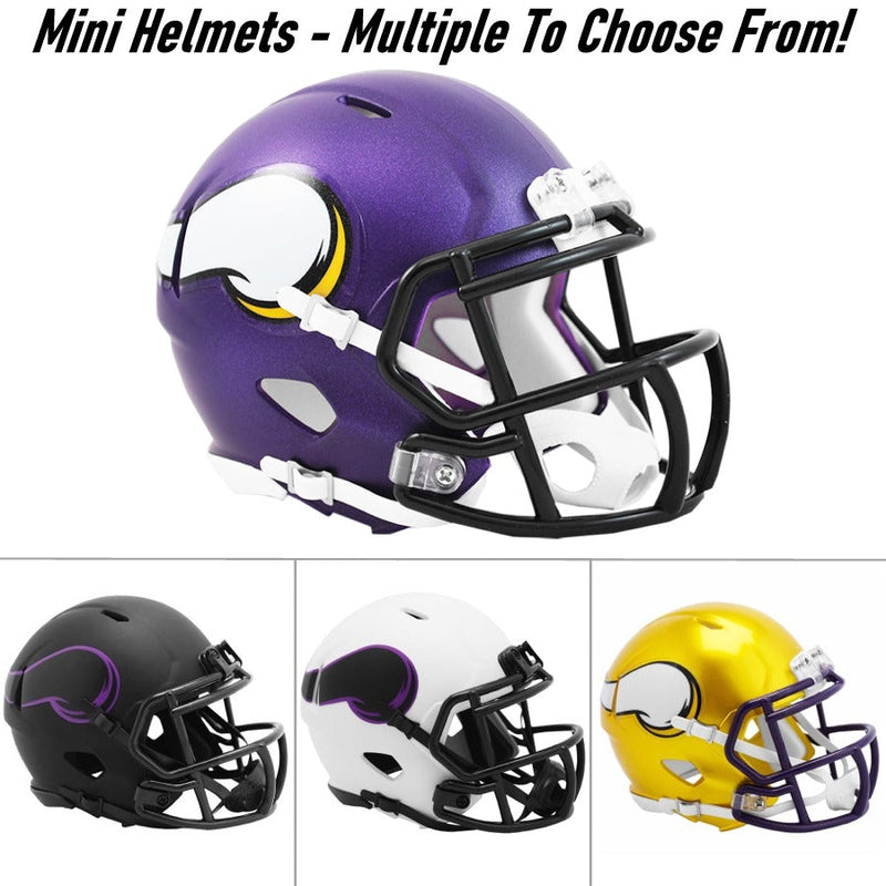 PRE-ORDER: Danielle Hunter Autographed Minnesota Vikings Mini Helmet (Choose From List)