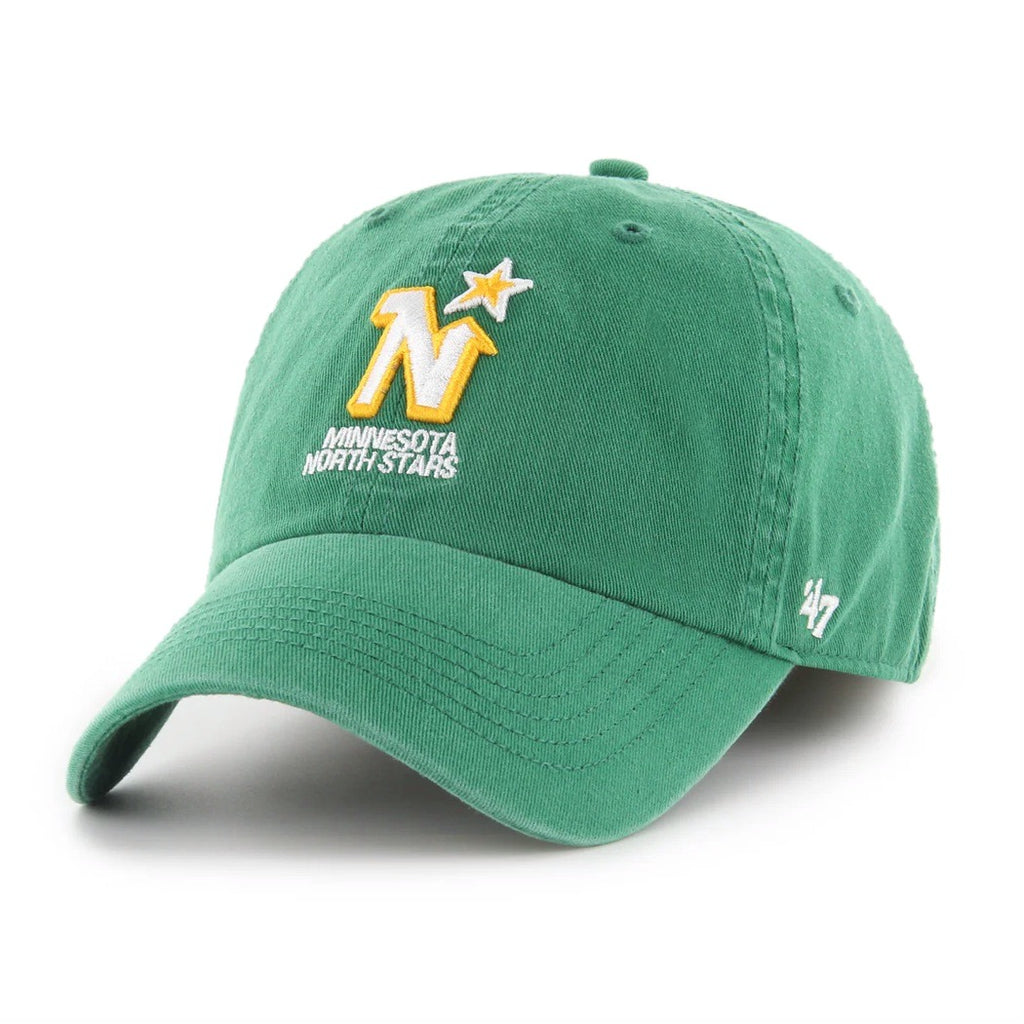 Minnesota North Stars Green Logo '47 Clean Up Hat Hats 47 Brand