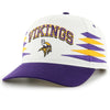 Minnesota Vikings '47 Brand White Diamond Cut Relaxed Fit Hitch Adjustable Hat