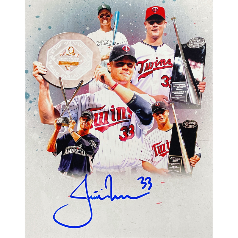 Justin Morneau 2024 Winter Warm-Up Coat Drive Autographed 8x10 Photo Autographs FanHQ