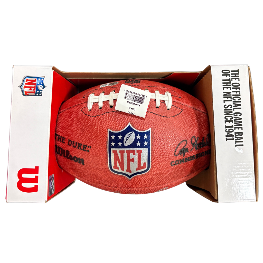 Randy Moss Autographed Wilson NFL "The Duke" Authentic Football Autographs Fan HQ