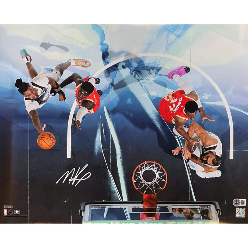 Naz Reid Autographed Minnesota Timberwolves 16x20 Photo Autographs Fan HQ