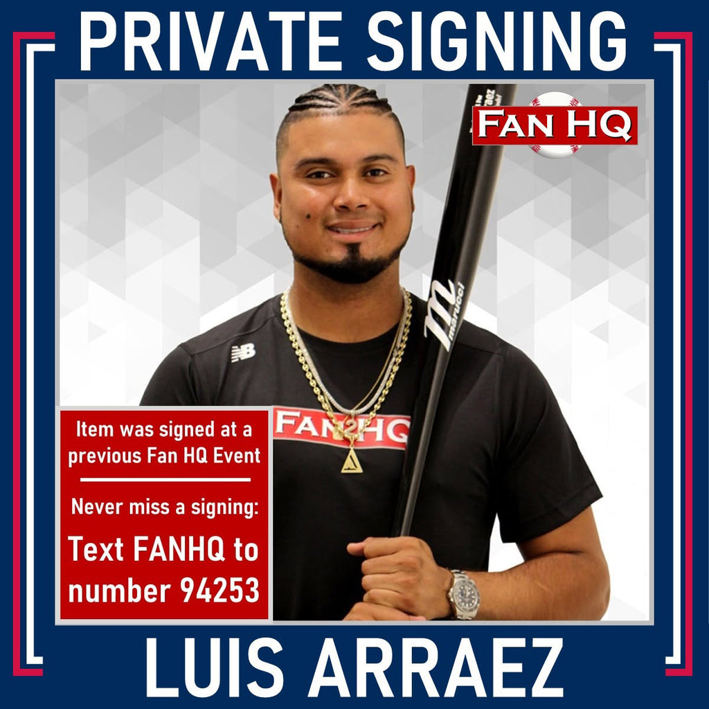 Luis Arraez Autographed Rawlings Official Major League Baseball Autographs FanHQ