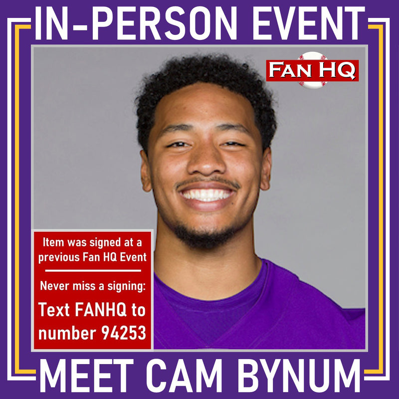 Cam Bynum Autographed Minnesota Vikings 8x10 Photo Autographs FanHQ
