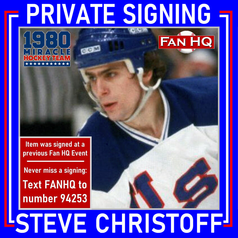 Steve Christoff Autographed Team USA 8x10 Photo Horizontal Autographs FanHQ
