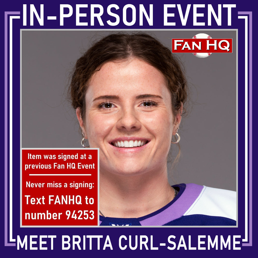 Britta Curl-Salemme Autographed Minnesota Frost 8x10 Photo w/ 25 Champs Inscription Autographs FanHQ