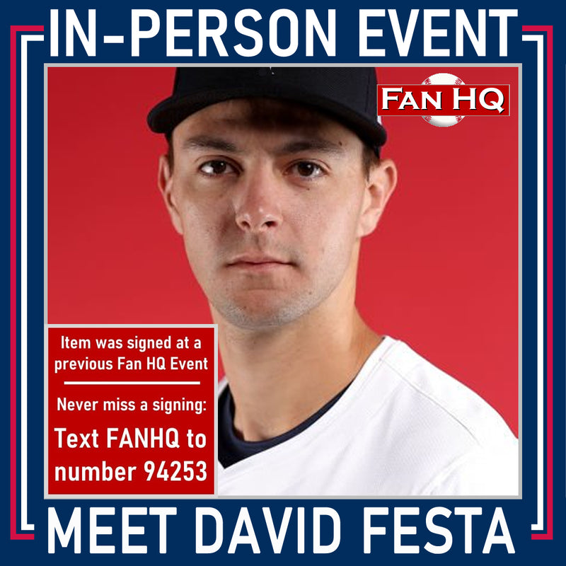 David Festa Autographed Minnesota Twins 8x10 Photo Autographs Fan HQ