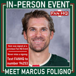 Marcus Foligno Autographed Minnesota Wild Green Logo Puck Autographs FanHQ