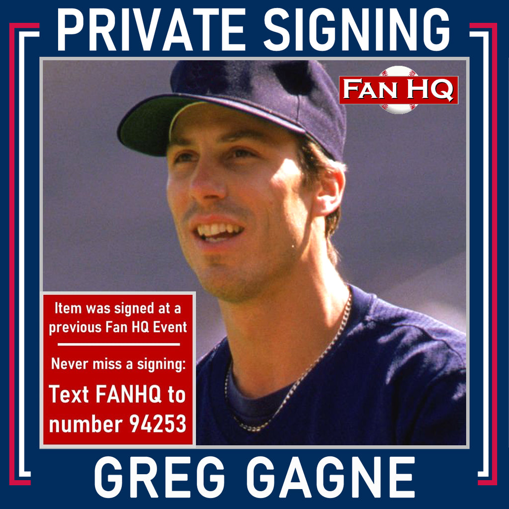 Greg Gagne Autographed Rawlings Natural Big Stick Bat w/ 87/91 Champs Inscription Autographs Fan HQ