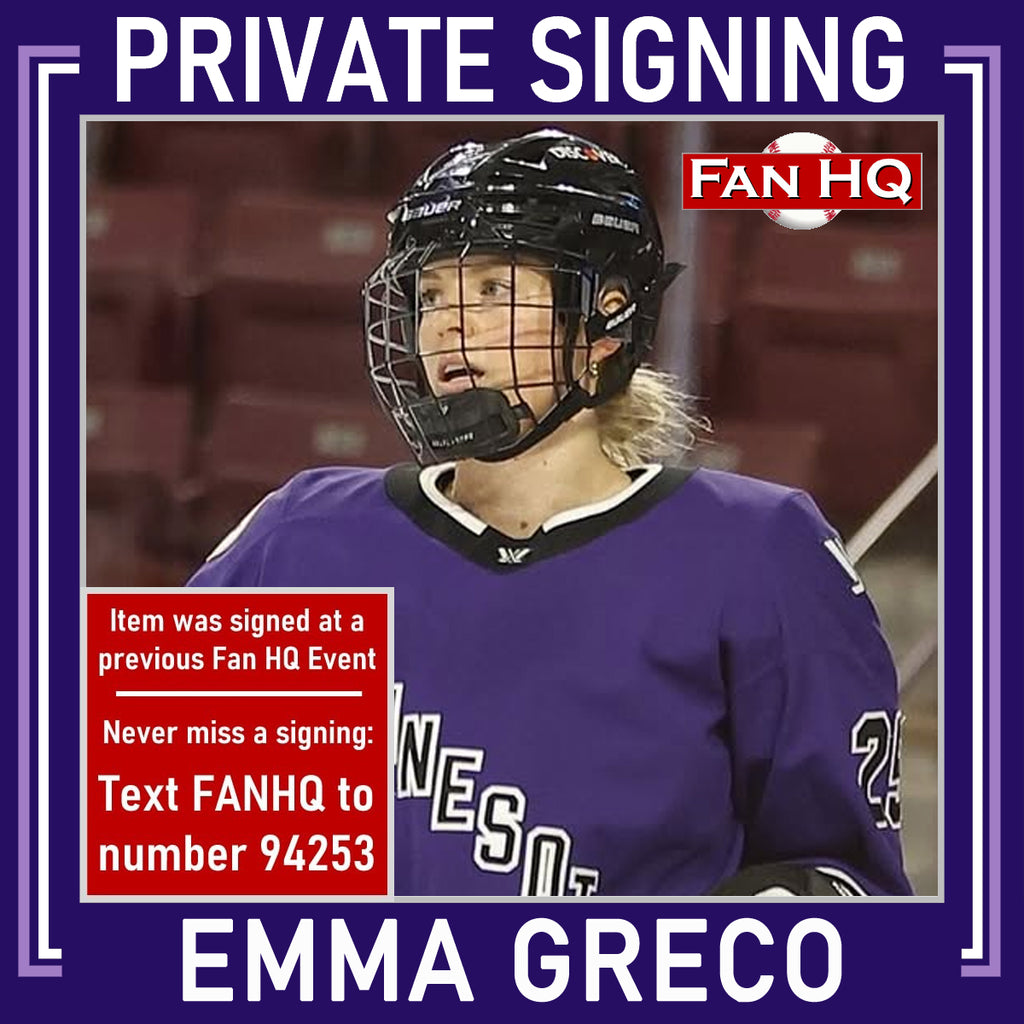 Michela Cava & Emma Greco Autographed PWHL Minnesota 8x10 Photo Autographs FanHQ