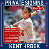 Kent Hrbek Autographed Blue Pro-Style Jersey w/ 87/91 Champs Inscription Autographs Fan HQ