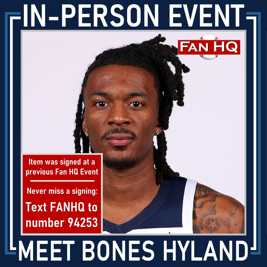 Bones Hyland Autographed Minnesota Timberwolves 8x10 Celebration Photo Autographs Fan HQ