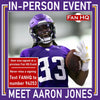 Aaron Jones Autographed Minnesota Vikings Speed Mini Helmet Autographs FanHQ