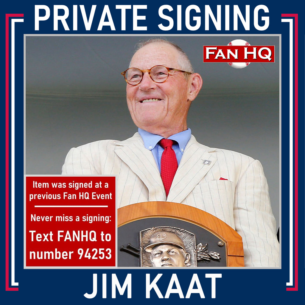 Jim Kaat Autographed Rawlings Natural Big Stick Bat Autographs Fan HQ
