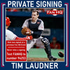 Tim Laudner Autographed Blue Pro-Style Jersey w/ 87 WS Champs Inscription Autographs Fan HQ