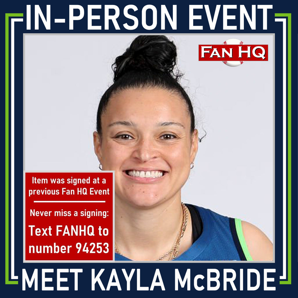 Kayla McBride Autographed Minnesota Lynx 8x10 Photo White Jersey Autographs Fan HQ
