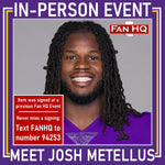 Josh Metellus Autographed White Alternate Pro-Style Jersey Autographs FanHQ