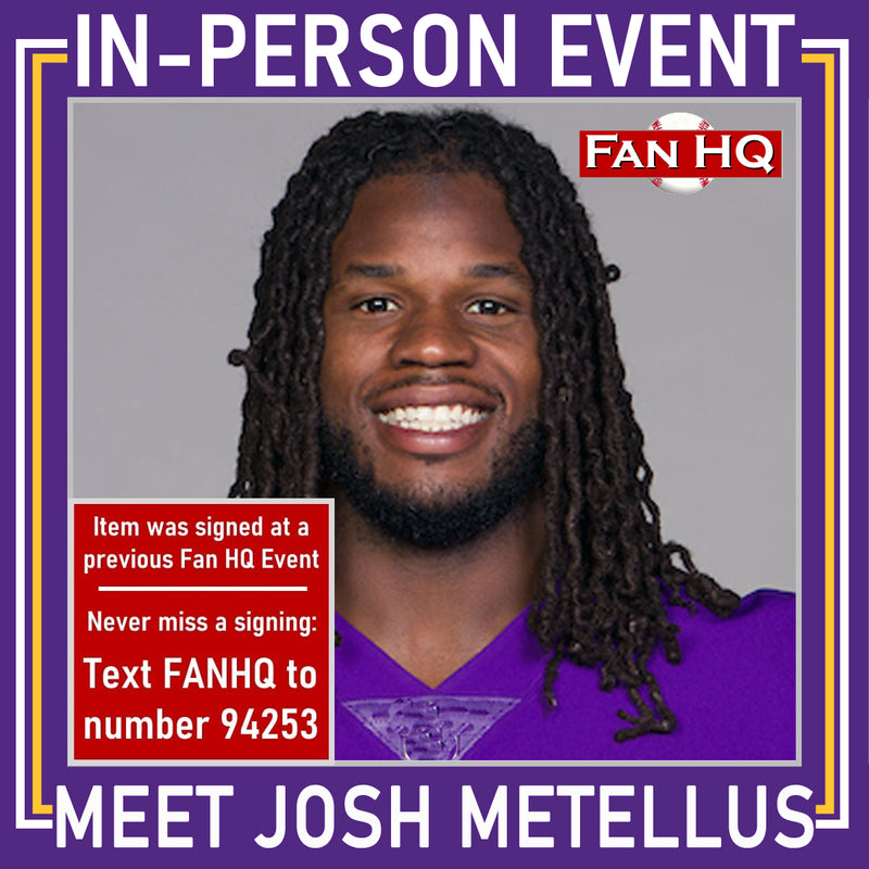Josh Metellus Autographed White Alternate Pro-Style Jersey Autographs FanHQ