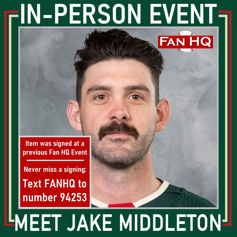 Jake Middleton Autographed Pro-Style Alternate Jersey Autographs Fan HQ