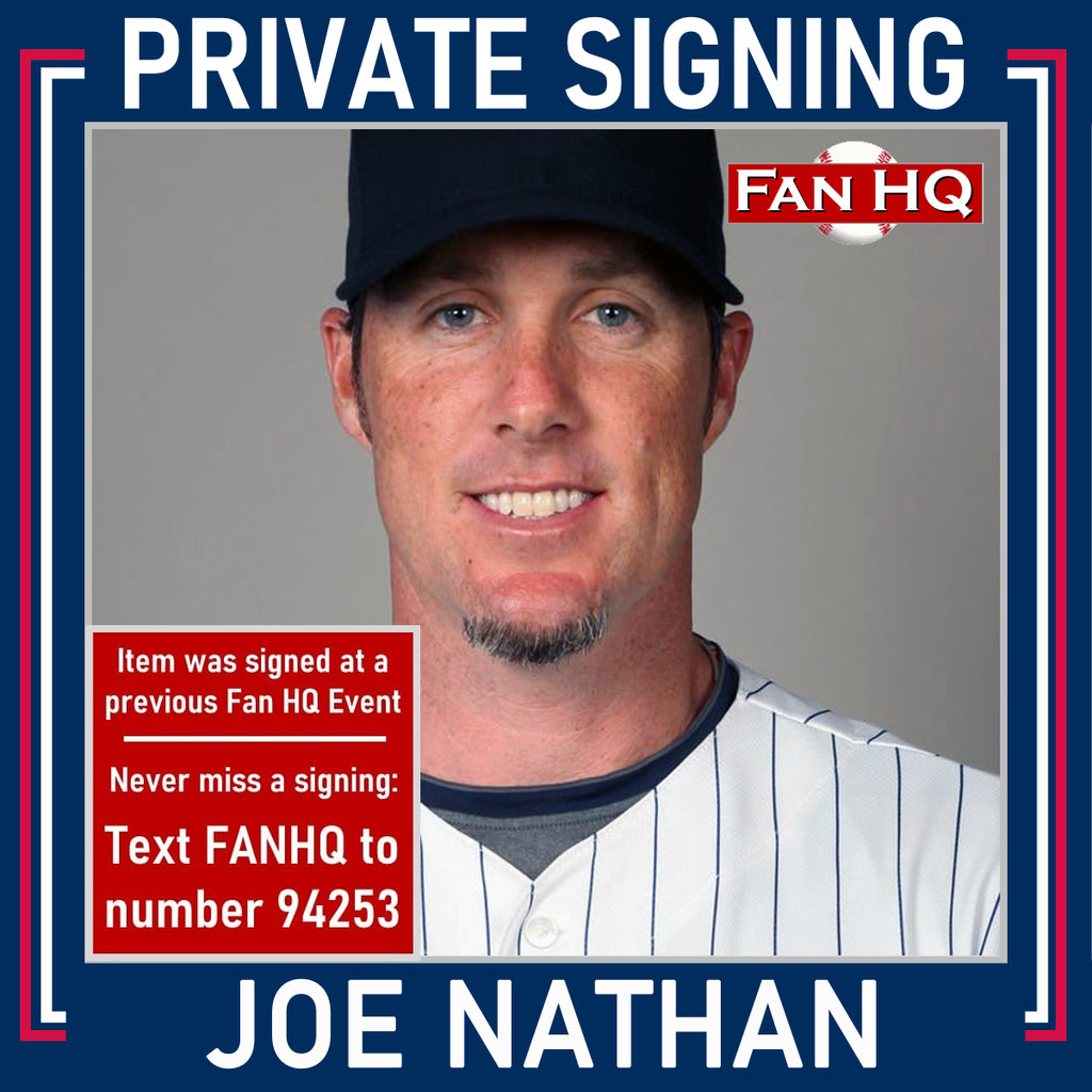 Joe Nathan Autographed Rawlings Official Major League Baseball Autographs Fan HQ